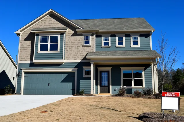 house, family, architecture, suburb, roof, window, home, nature, facade, driveway, wood, porch, door, garage, exterior, outdoors, brick, residential, real estate, luxury home, building, modern, new, construction, sky, front, style, design, grass, property, city, concrete. Garage door service profit margin: build your own model