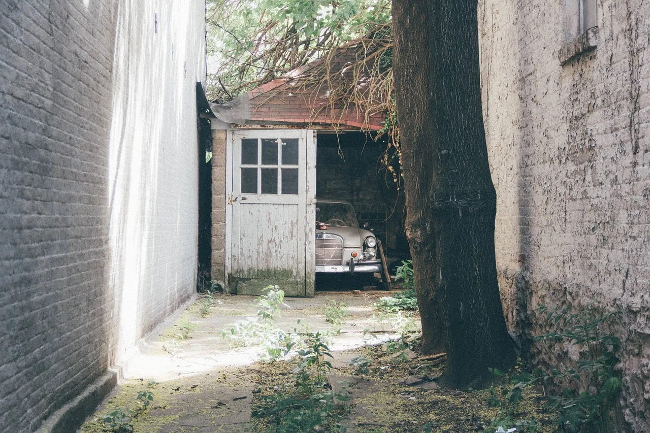broken, car, classic, dirty, door, garage, outdoors, car wallpapers, tree trunks, vintage, walls, gray car, gray tree, gray wall, gray door, gray vintage, gray garage. Why the most profitable garage door service package needs a six-number audit, not a ranking